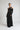 Black Asymmetrical Neckline Dress - Bhaavya Bhatnagar