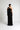 Black Asymmetrical Neckline Dress - Bhaavya Bhatnagar