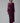 Wine Frozen Garden Embroidered Concept Sari - Bhaavya Bhatnagar