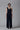Black Asymmetrical Neckline Jumpsuit - Bhaavya Bhatnagar