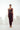 Wine Twilight Three Piece Sari Set - Bhaavya Bhatnagar