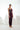 Wine Twilight Three Piece Sari Set - Bhaavya Bhatnagar