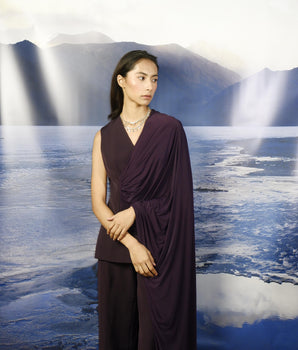 FEELINGS FLOW VEST TOP [ Purple ]