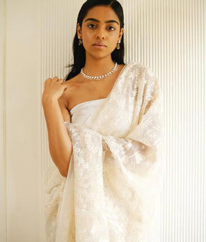 LEH MEADOWS SARI [ IVORY ]