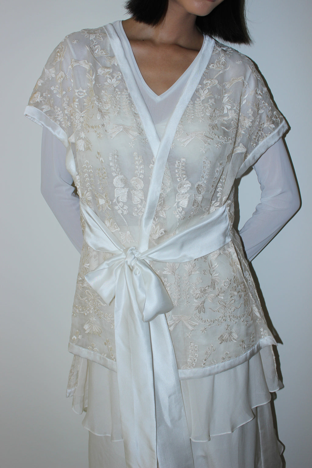 SILK MEADOWS OVERLAY { Ivory }