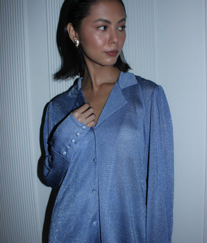 GLIMMER SHIRT [ Periwinkle ]