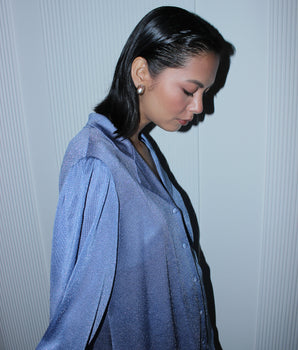 GLIMMER SHIRT [ Periwinkle ]