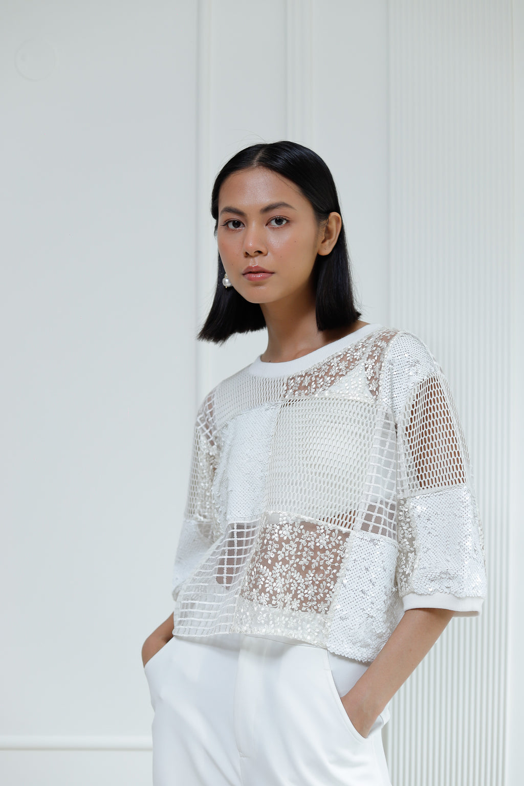 MOSAIC CROP-TOP