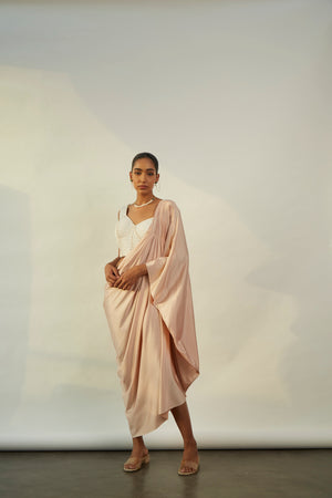 Kaftaan Drape { Peachy Nude }