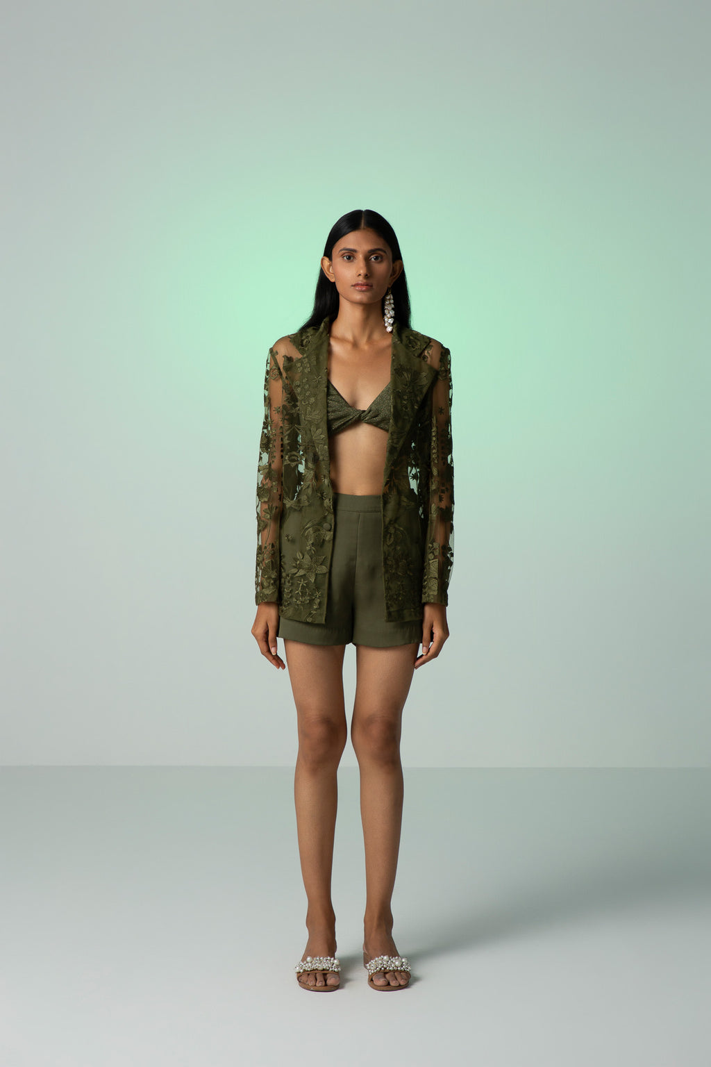 Meadow All-Weather Blazer [ Olive ]
