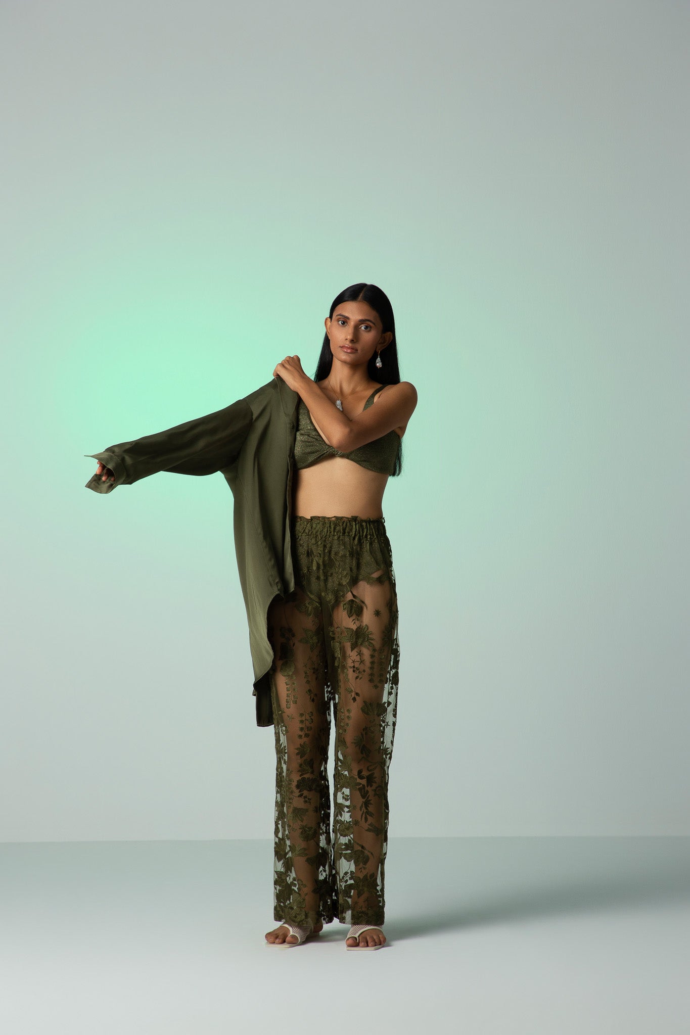 MEADOW PANTS [ Olive ]
