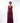 Wine V-Neck Gown - Bhaavya Bhatnagar