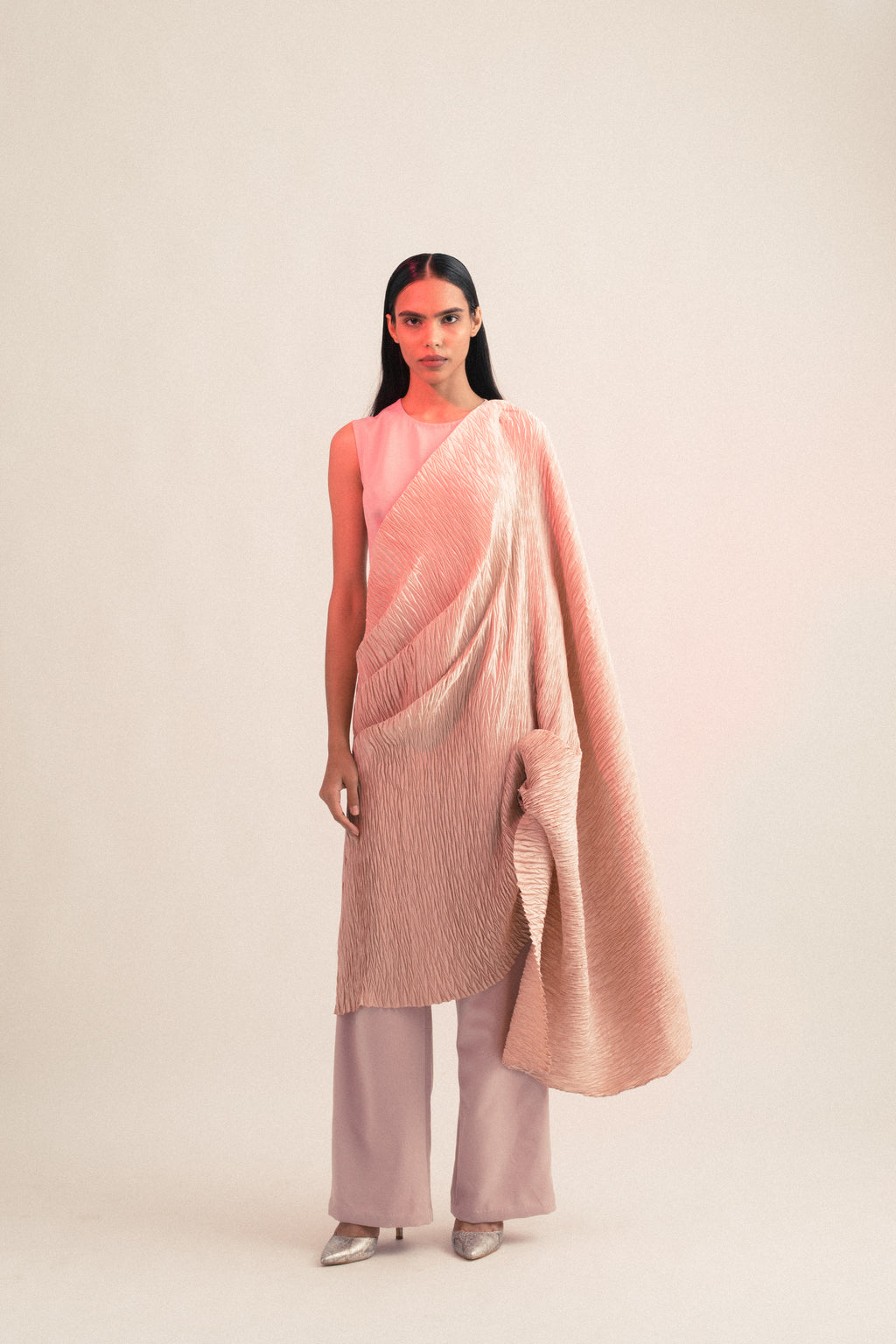 Ash Rose Sculpt Jumpsuit - Bhaavya Bhatnagar