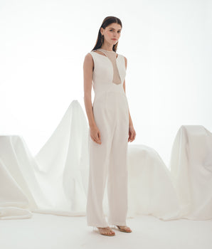 Ivory ALIGN Jumpsuit - Bhaavya Bhatnagar