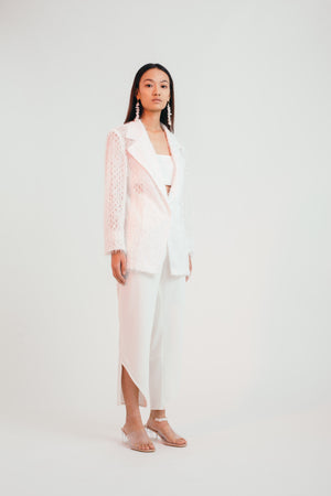 Ivory Slope Trouser - Bhaavya Bhatnagar