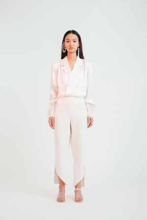 Ivory Slope Trouser - Bhaavya Bhatnagar