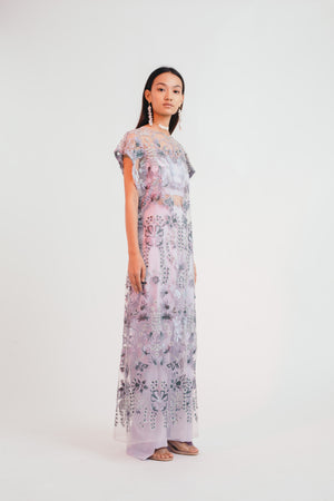 Mystical Meadow Sheer Dress with Pants - Bhaavya Bhatnagar