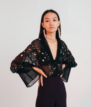 Kiem Forest Blouse - Bhaavya Bhatnagar