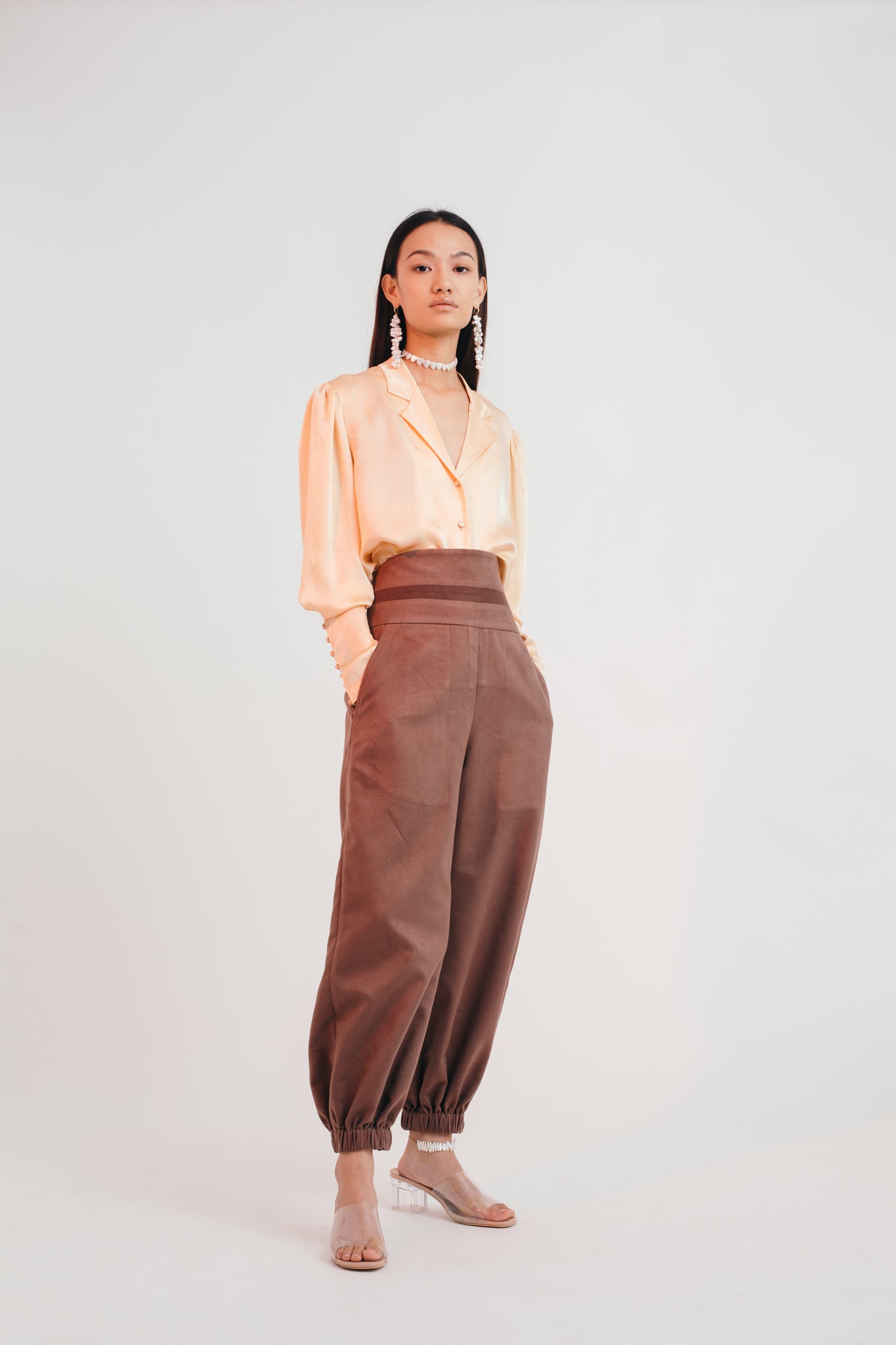 Warm Sunlight Silk Blouse - Bhaavya Bhatnagar