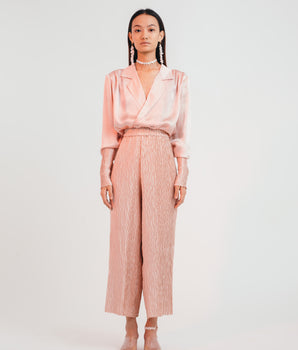 Blush Dune Lounge Trousers - Bhaavya Bhatnagar