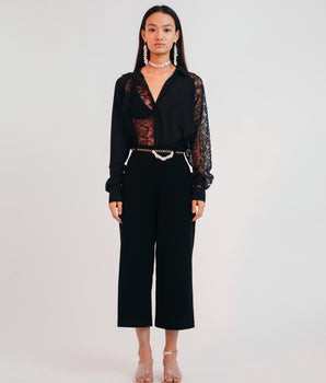 Black Illusion Shirt - Bhaavya Bhatnagar