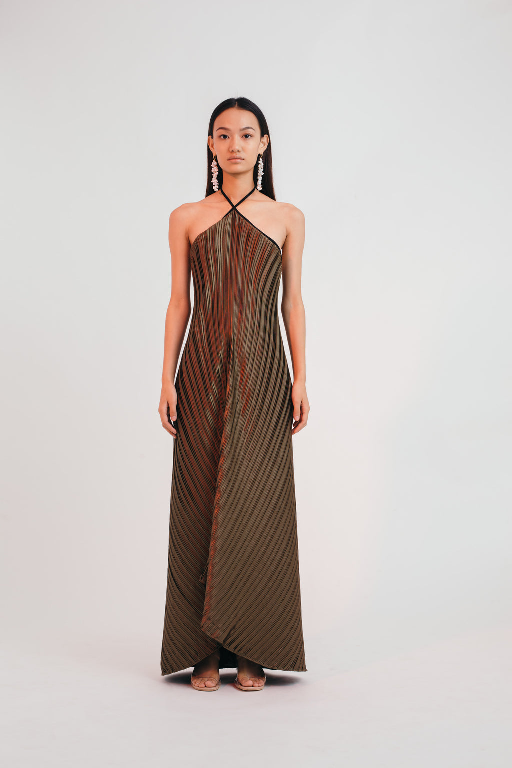 Forest Green Bali Dress - Bhaavya Bhatnagar
