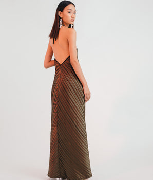 Forest Green Bali Dress - Bhaavya Bhatnagar